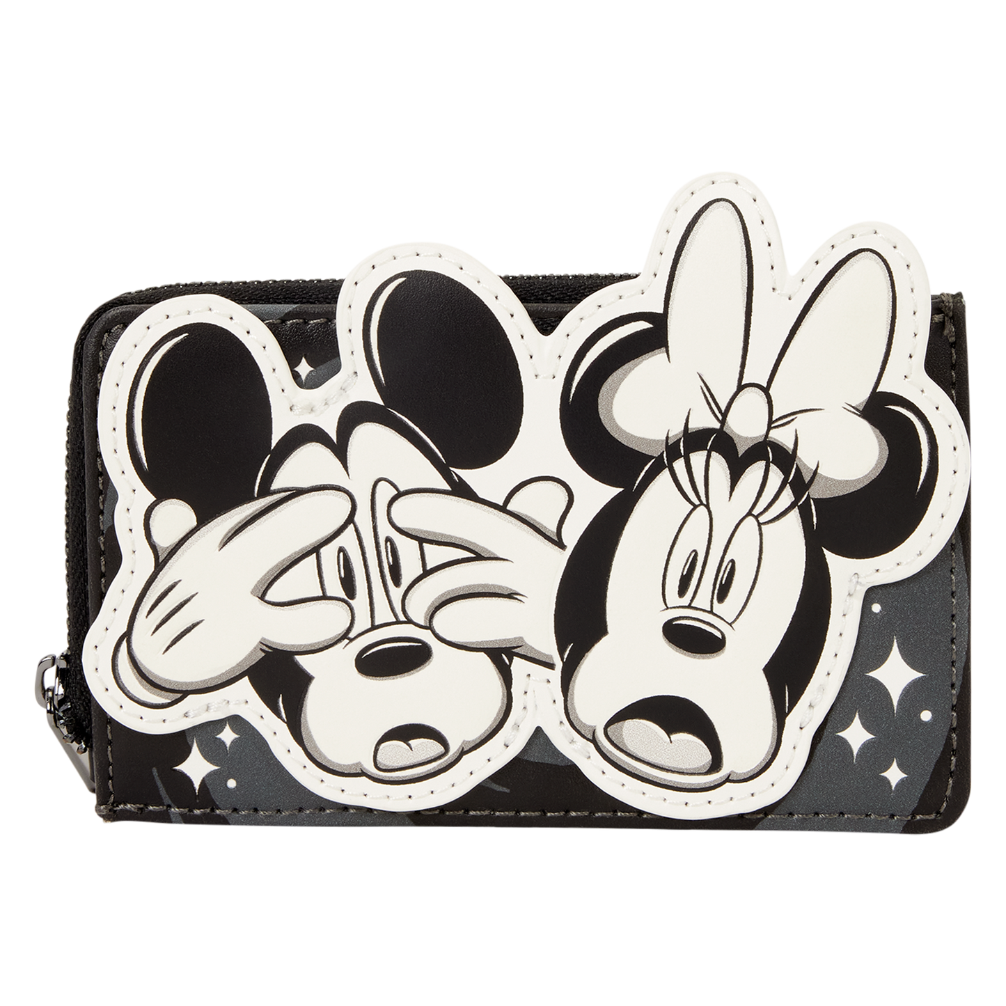 Loungefly Mickey & Minnie Mouse Ghost Zip Around Card Holder