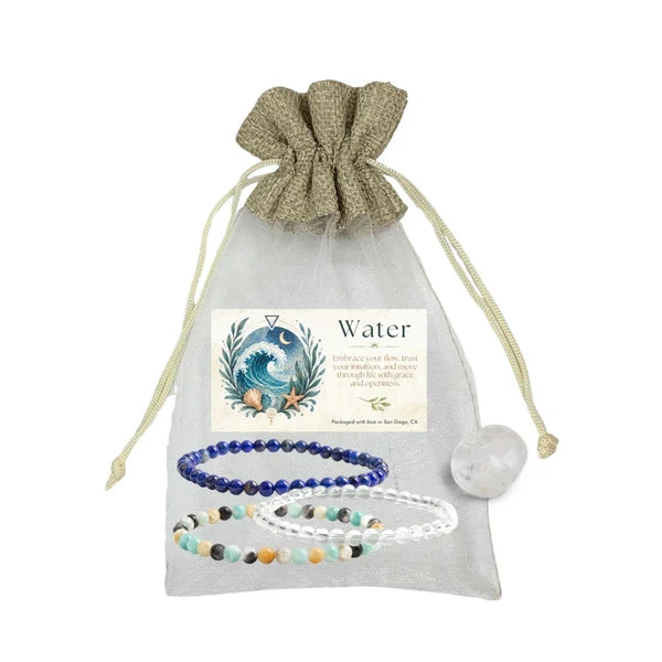 Intentions Bracelet Set - Water 4mm