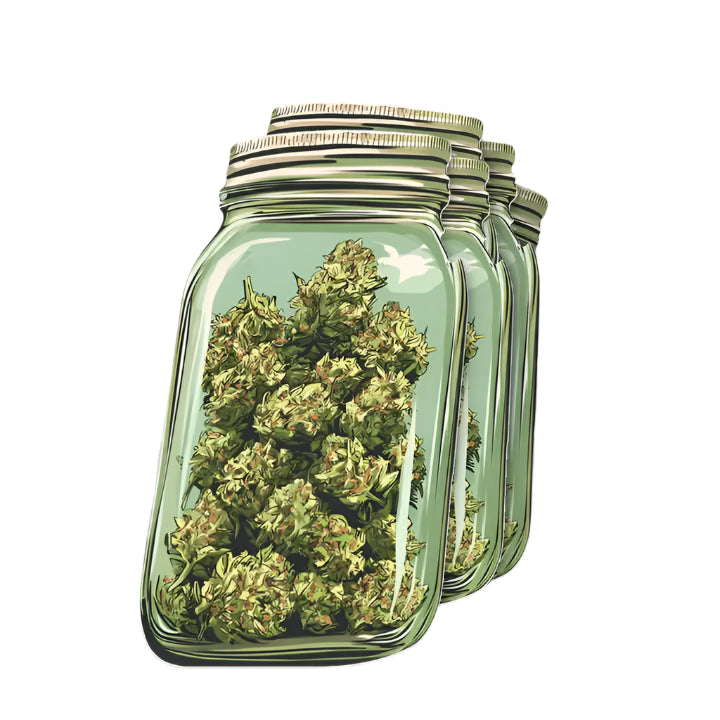 Jar of Greens Sticker - 2"