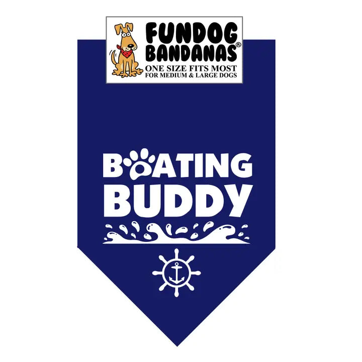 FunDog Bandanas Boating Buddy Dog Bandana - Assorted Colors