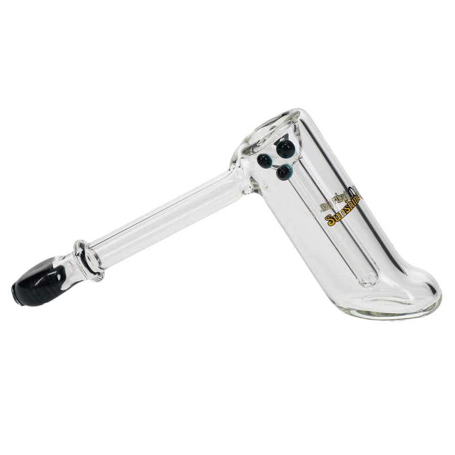 Sunshine Daydream Hammer Bubbler Clear with Color Accents