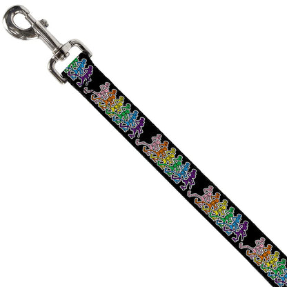 Grateful Dead Dancing Skeletons Dog Leash 1" inch Wide