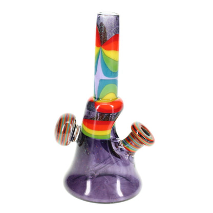 2kind Glass 45 Degree Crushed Opal Rainbow Linework Rig