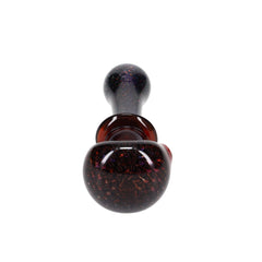 2kind Glass Dark Red Black Crushed Opal Spoon