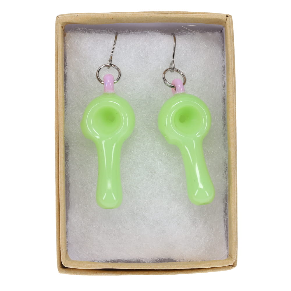Sugar Mattys Glass Tiny Spoon Earrings - Assorted Colors