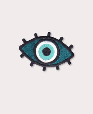 Soul Flower Evil Eye Iron-On Patch