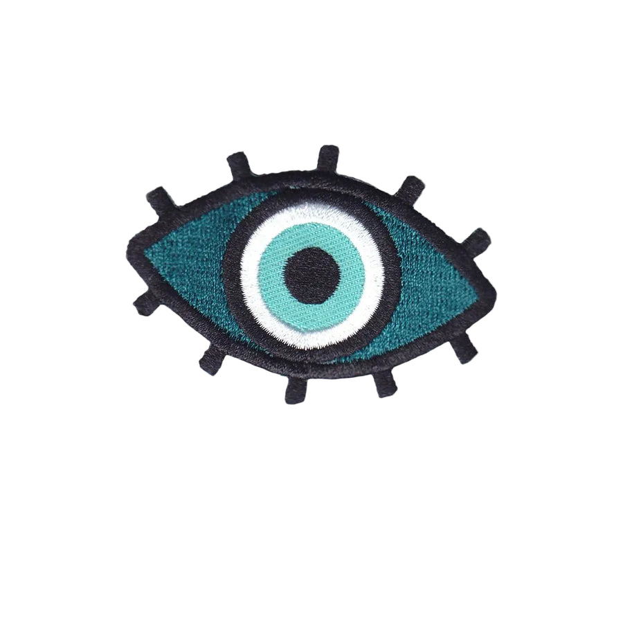 Soul Flower Evil Eye Iron-On Patch
