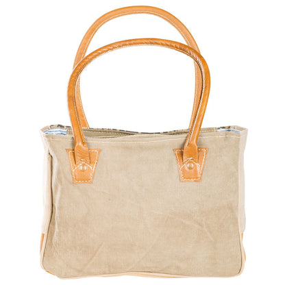 Clea Ray Mandala Print Canvas Shoulder Tote Bag