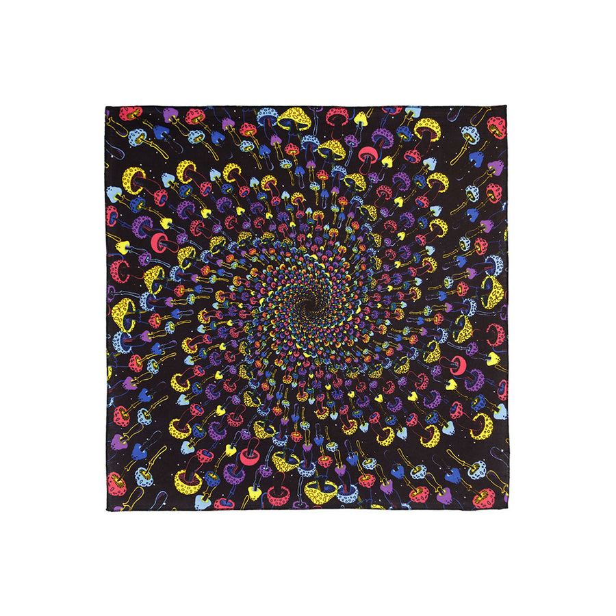 3D Magic Mushroom Spiral Bandana