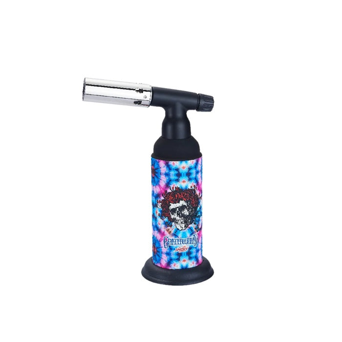 Grateful Dead x SMOXY Dragon Torch with Tin - Blue Skull & Roses