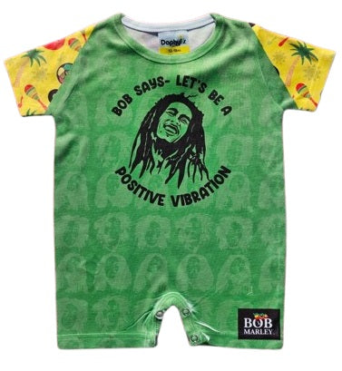 Bob Marley Positive Day Romper