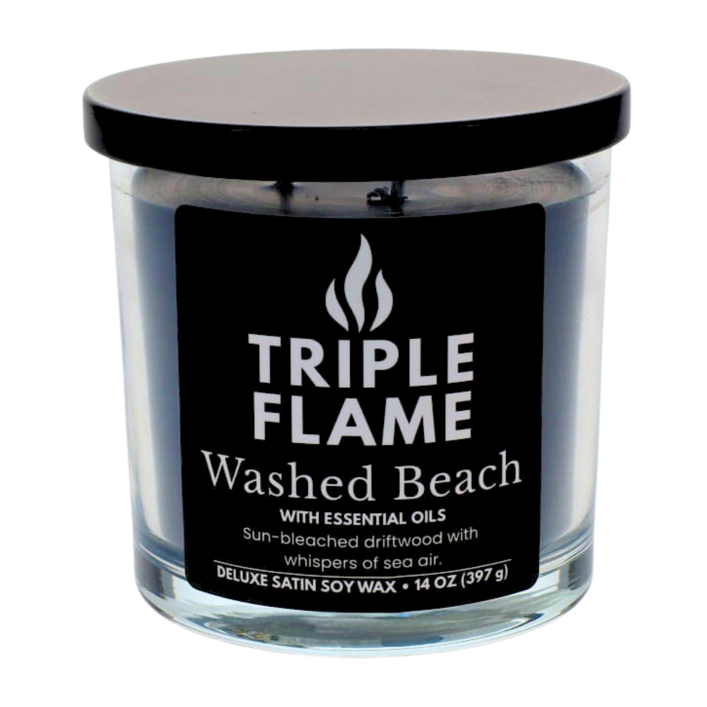 Triple Flame Candle Soy Wax for Home Scented, 14oz.