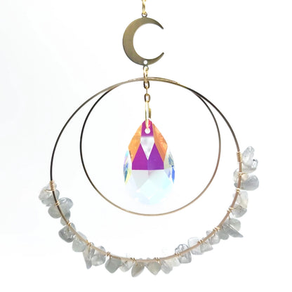 Crystal Chip Suncatcher - Opalite
