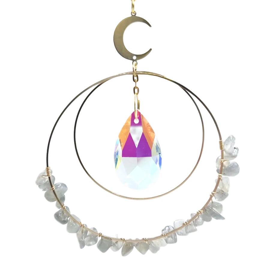 Crystal Chip Suncatcher - Opalite