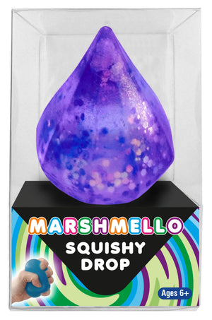 Marshmello Squishy Sparkle Drop