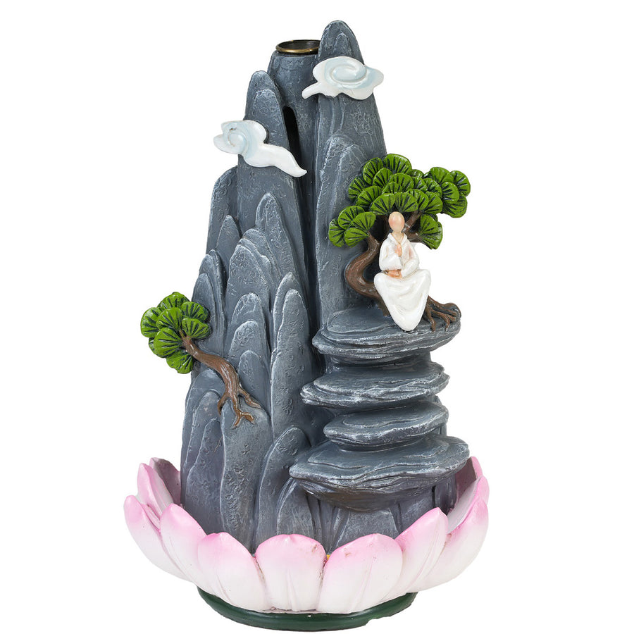 Lotus Mountain Backflow Incense Burner
