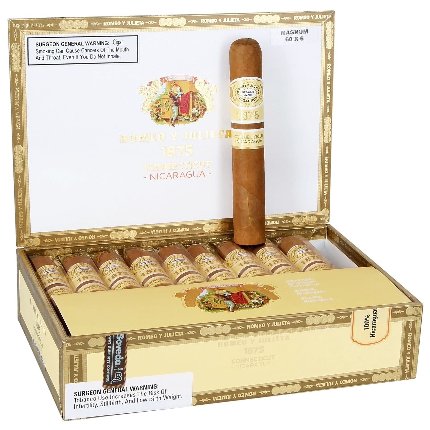 Romeo y Julieta 1875 Connecticut Nicaragua Mag Cigar SALE