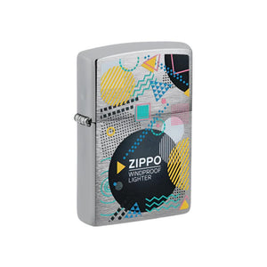 Zippo Lighter Retro Zippo Design Brushed Chrome SALE