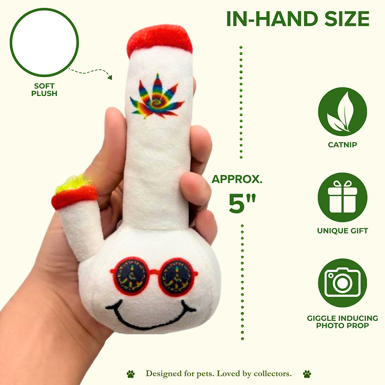 PAW:20 Catnip Cat Toy - Lil' Billie Bong
