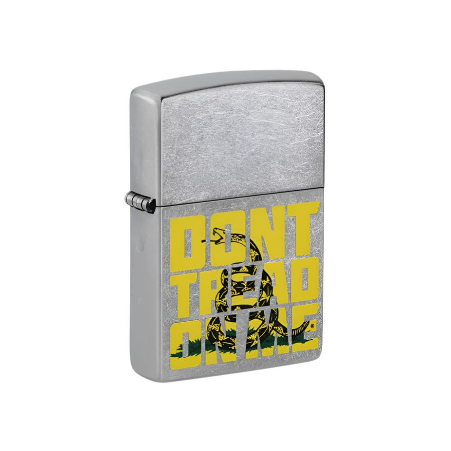 Zippo Lighter Don't Tread On Me Street Chrome SALE