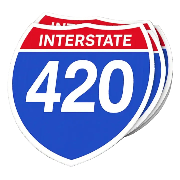 Interstate 420 Sticker - 2"