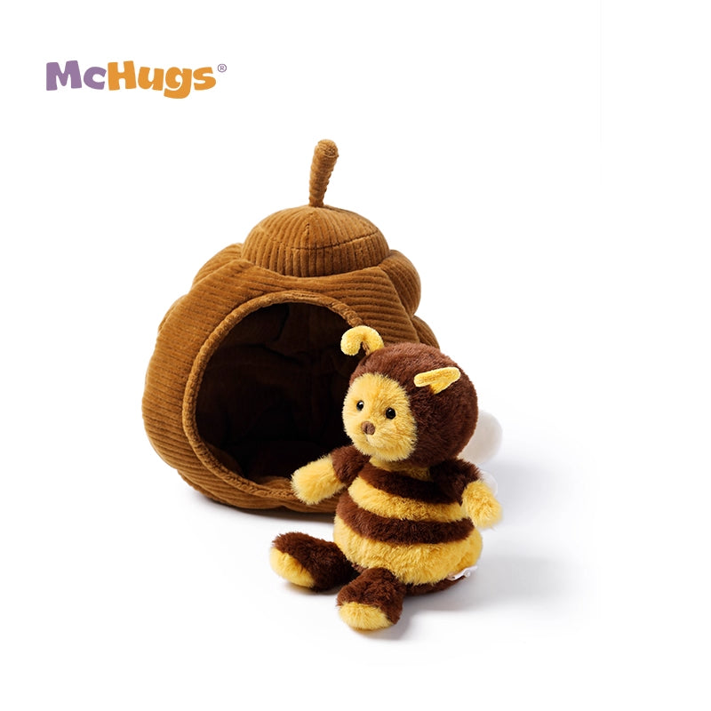 McHugs Honey Bee House Scene Stuffed Animal