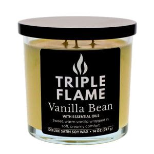 Triple Flame Candle