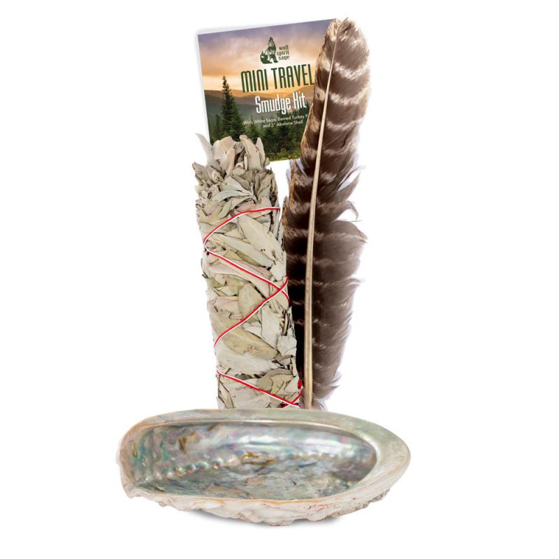 Wolf Spirit Sage Smudge Kit - 3"