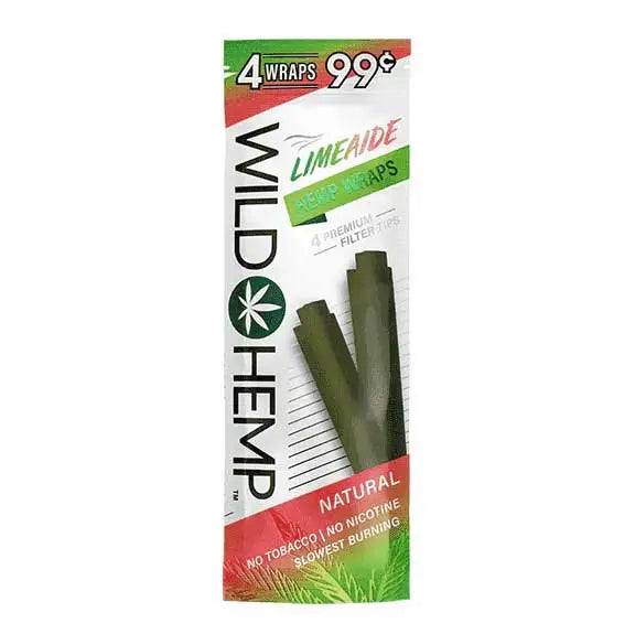 Wild Hemp Wraps 4 pack - Limeade