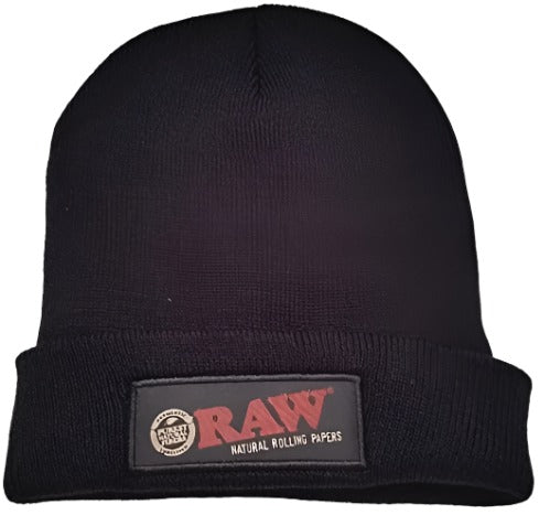 Raw Beanie - Black / Black