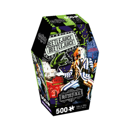 Beetlejuice Coffine Box 500 Piece Puzzle