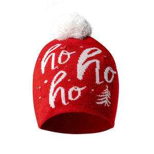 Christmas Light Up Hat - Ho Ho Ho SALE