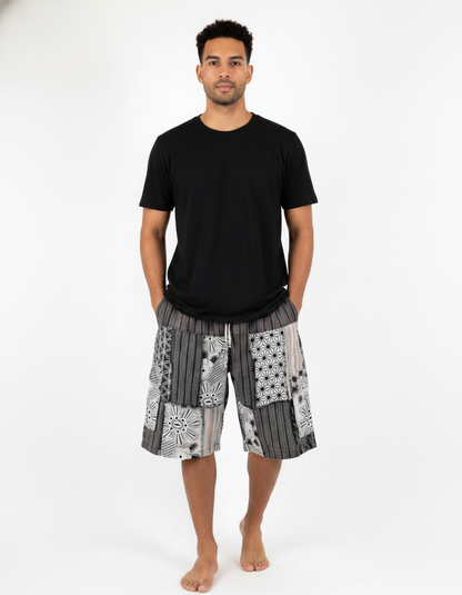 Sacred geometry Patchwork Cargo Shorts – Sunshine Daydream