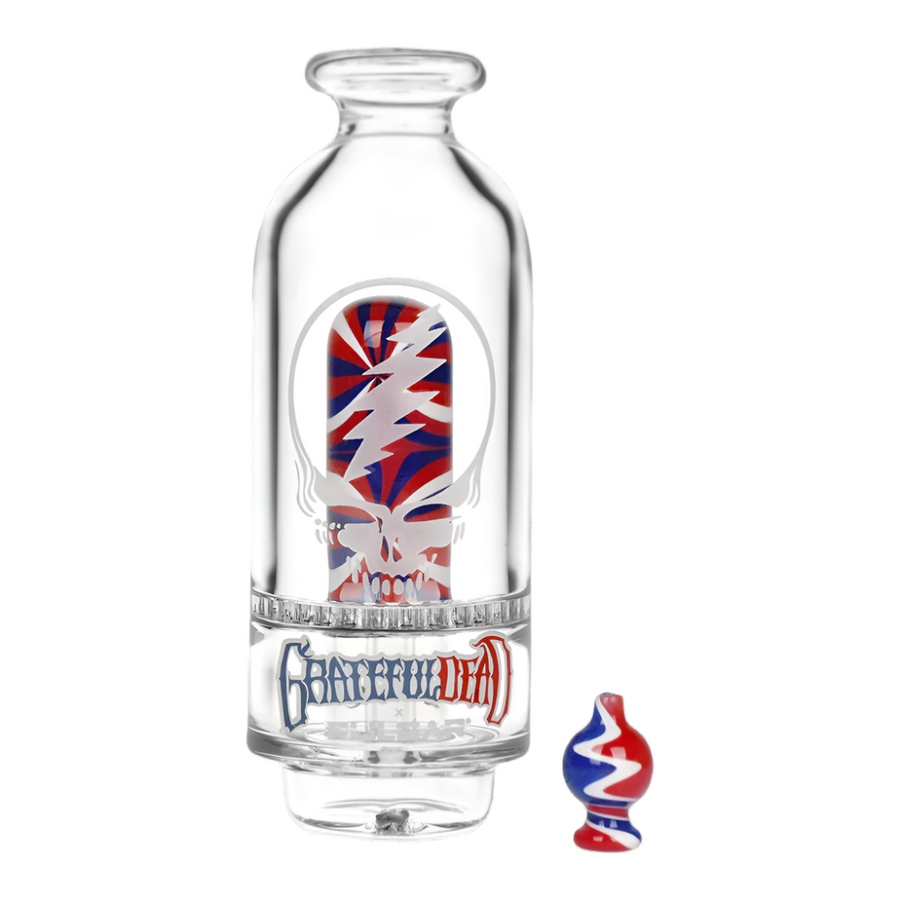 Pulsar x Grateful Dead Sandblast Stealie Puffco Peak Top Set