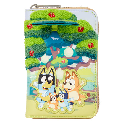 Loungefly Bluey Backyard Zip-Around Wallet