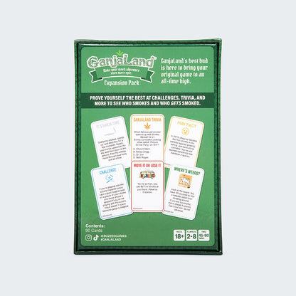 Ganjaland Expansion Pack - More Cards For the Adult Game