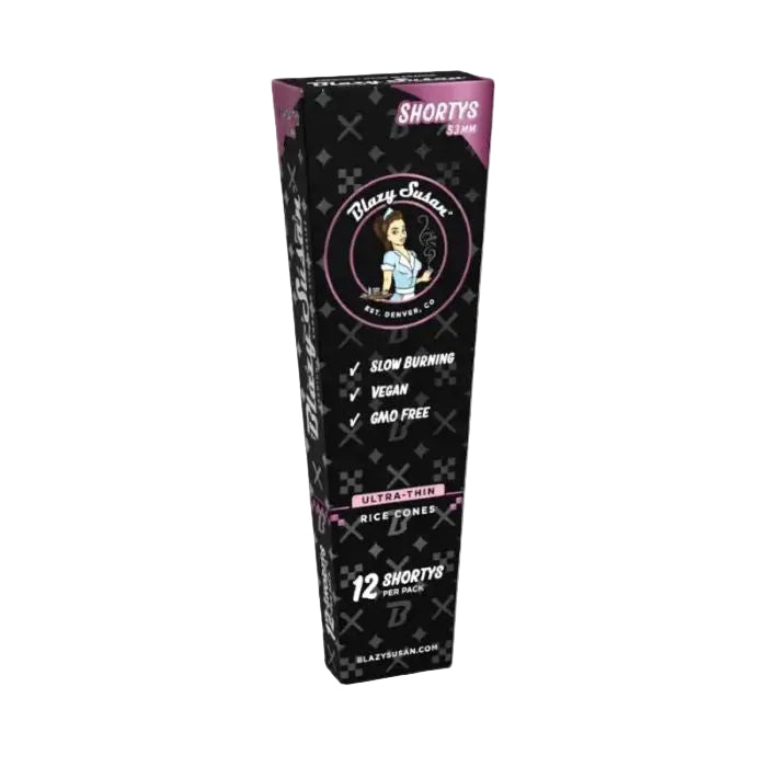 Blazy Susan Shorty 53mm Cones - 12 Pack - Ultra Thin Rice