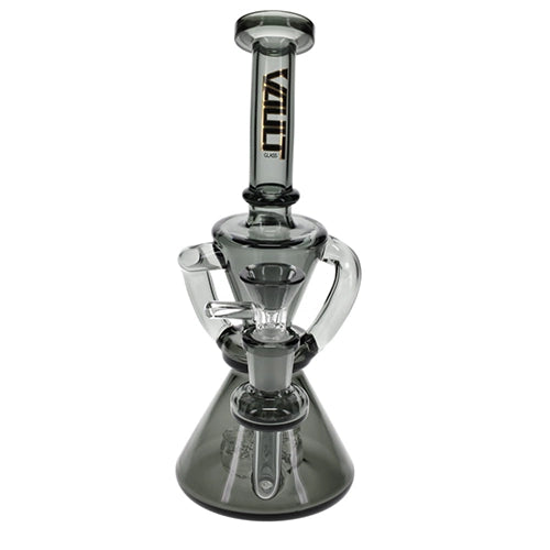 Vault Glass Full Color Recycler w/ Inverted Wheel Percs Rig - 8.5"