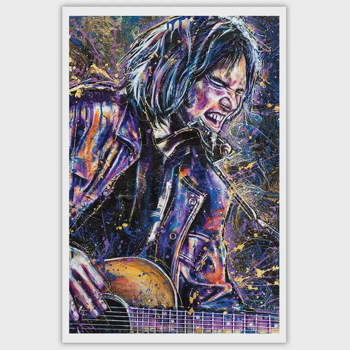 Neil Young Art Print 12 X 18"