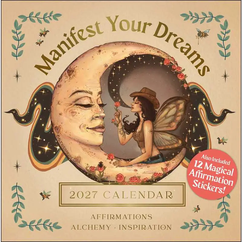 Manifest You Dreams 2027 Wall Calendar