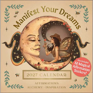 Manifest You Dreams 2027 Wall Calendar