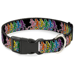 Grateful Dead Dancing Skeletons Dog Collar 1" inch Wide SALE