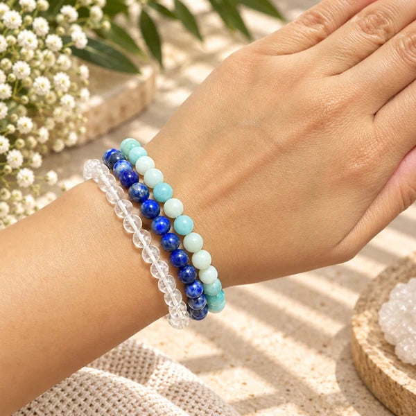 Intentions Bracelet Set - Water 4mm