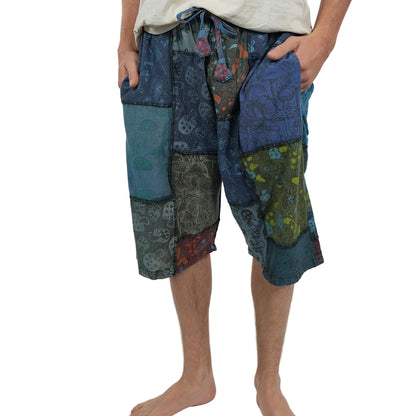 Shroomscape Shorts in Blue