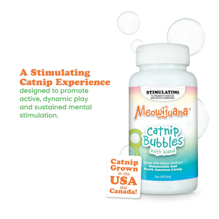 Meowijuana Catnip & Honeysuckle Bubbles