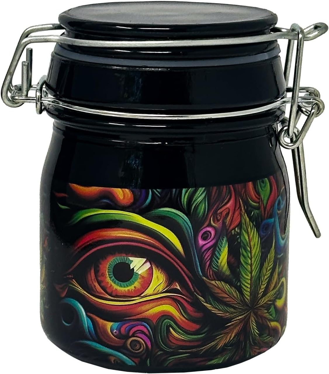 Trippy Eyeball & Leaf Jar - 5oz