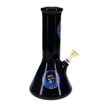 10" 50mm Blue Merlot Grateful Dead Decal Beaker with Grommet