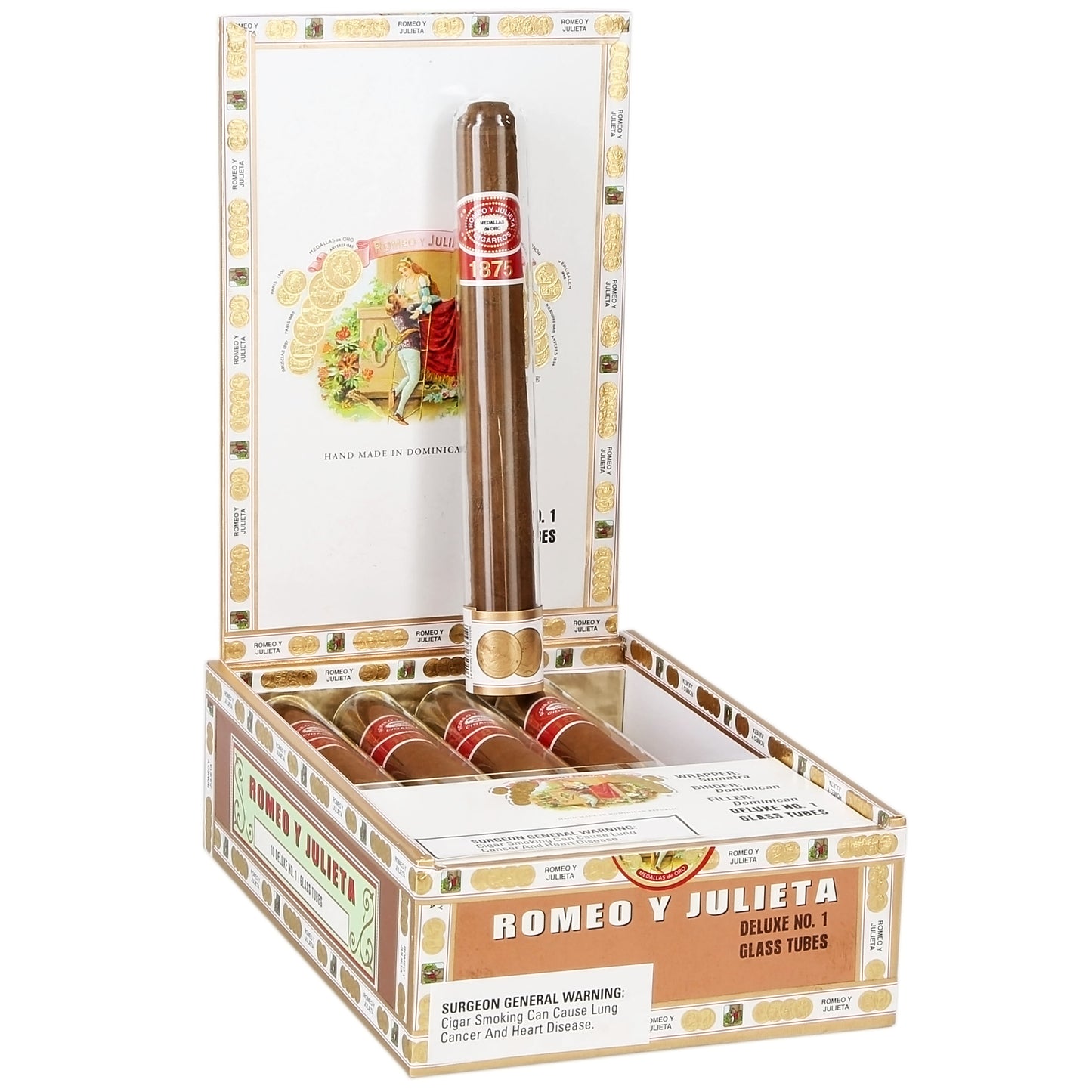 Romeo y Julieta 1875 Deluxe#1 Glass Tube Cigar