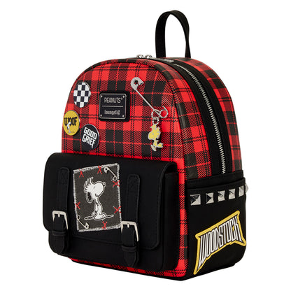 Loungefly Peanuts Snoopy and Woodstock Grunge Mini Backpack
