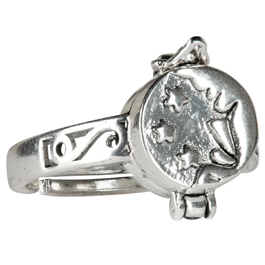 Adjustable Moon & Star Posion Ring